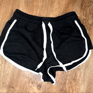 Black and White Dolphin Shorts